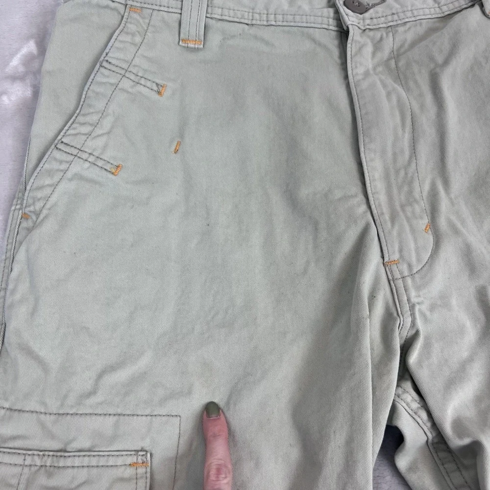 Vintage‎ Levis Cargo Pants Mens 36x30 Beige Baggy Utility Y2K Grunge Rugged READ